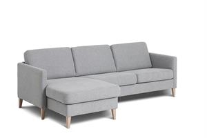 Visby sofa med chaiselong L228 - Vendbar - Stærk pris